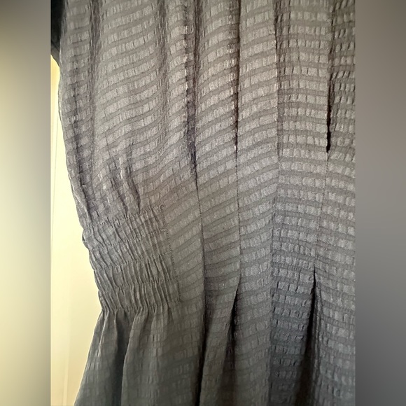 Club Monaco Swing Dress, Navy Textured - Picture 6 of 7